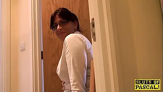 Mature english sub gets manifestation drenched in cum